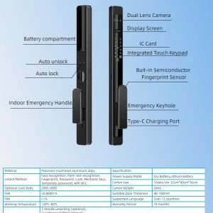 HH-X10 annotated detail/specification image