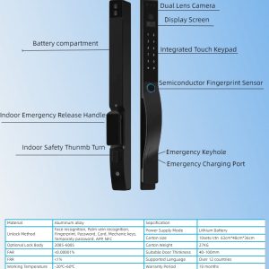 HH-X6 annotated detail/specification image