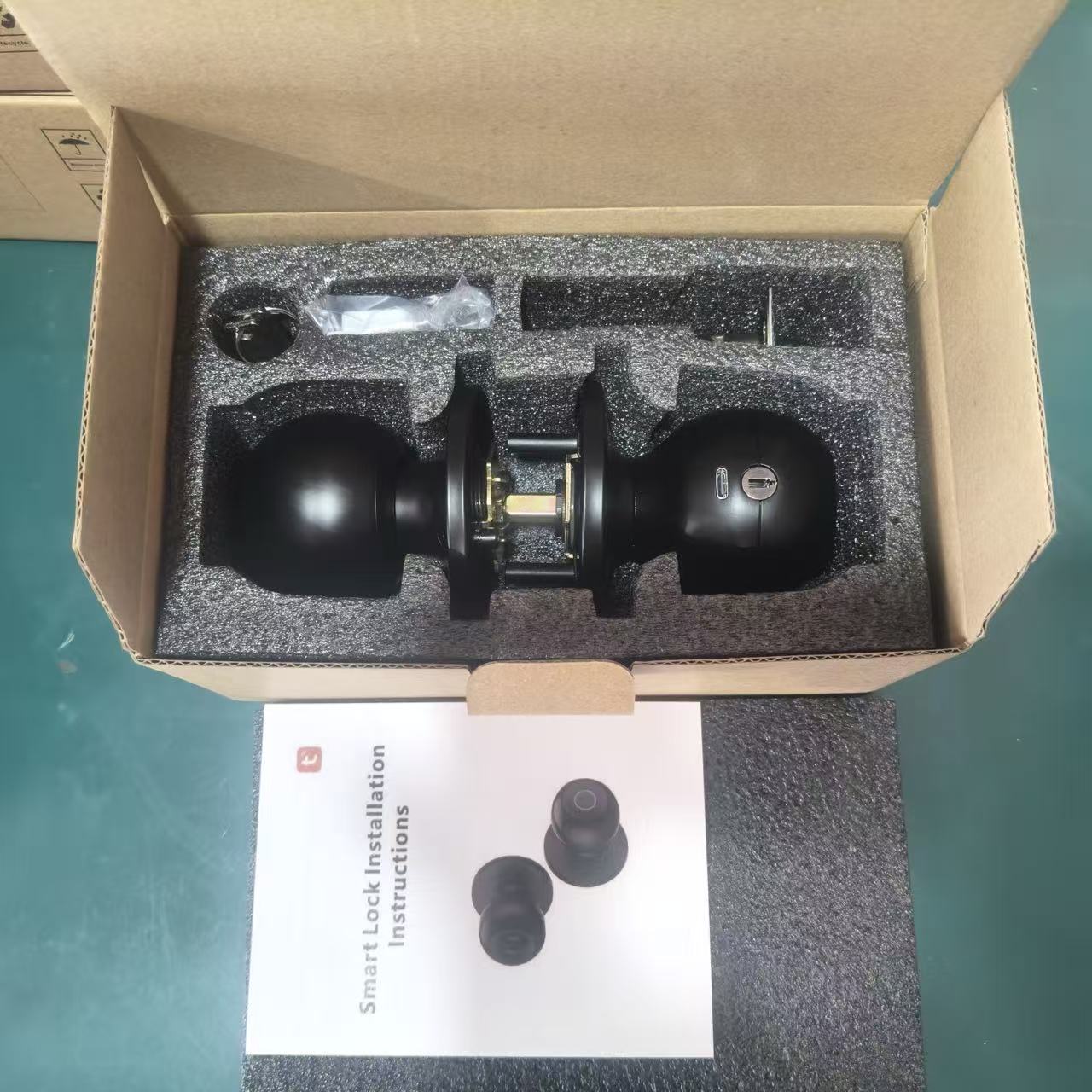 HH-CL02 Fingerprint Tuya Cylindrical Smart Door Lock - Image 12
