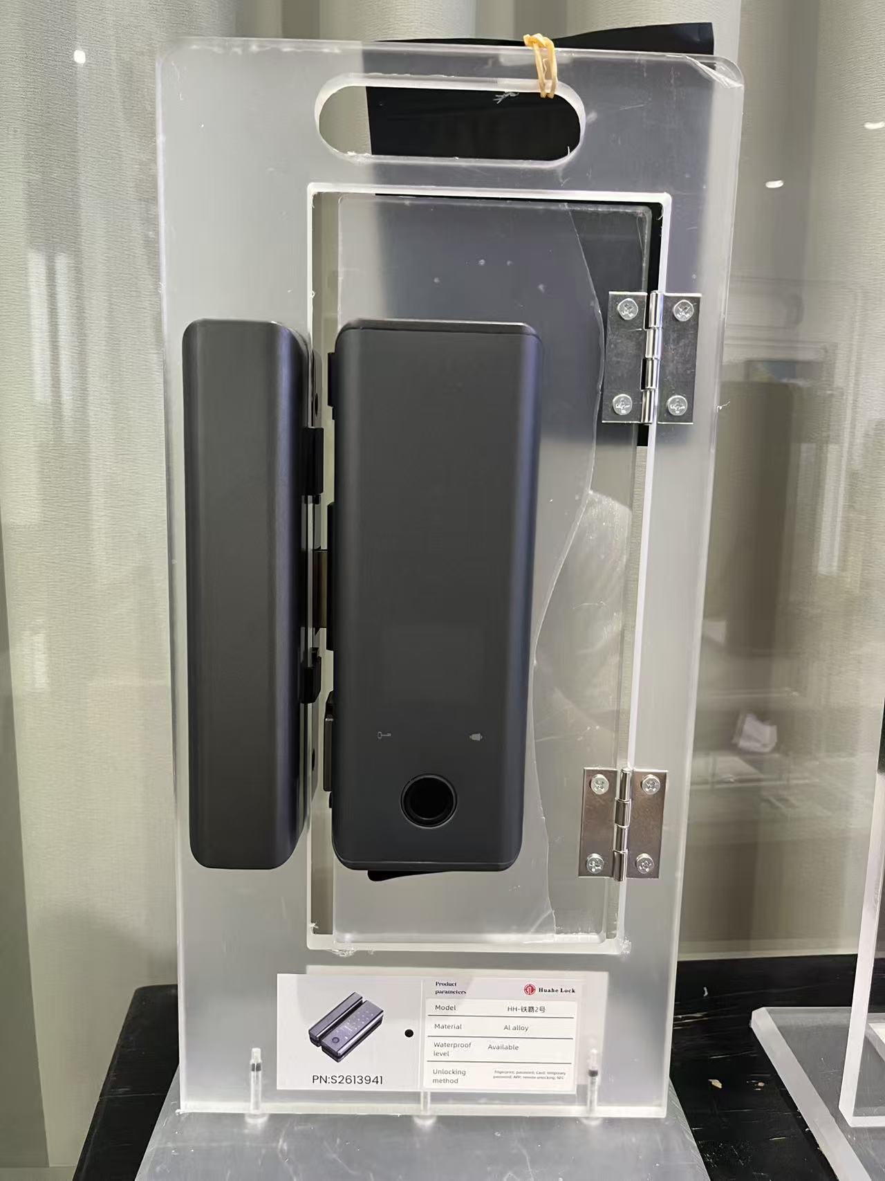 HH-TB2 Tuya WiFi Fingerprint Glass Door Smart Lock - Image 7
