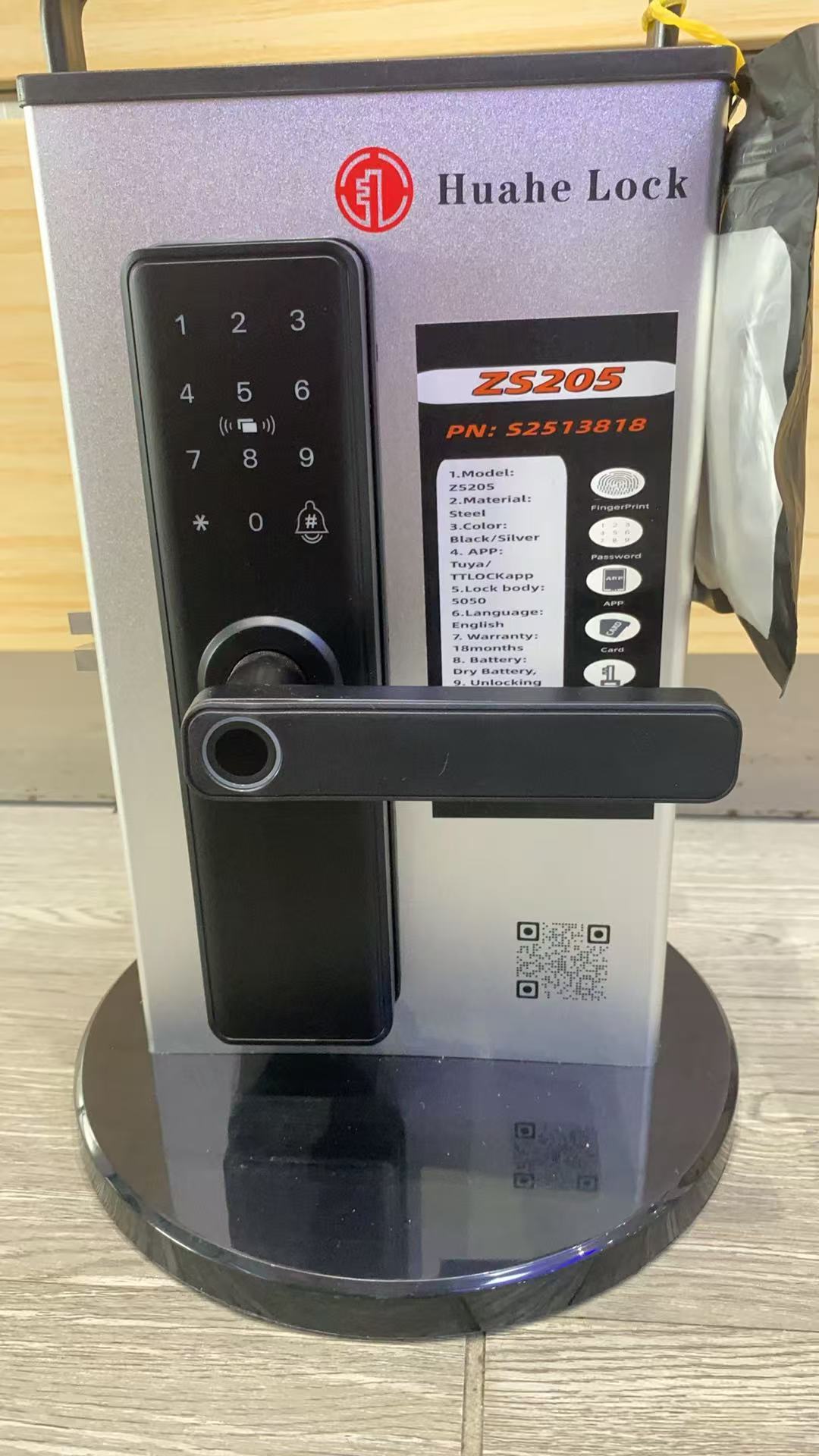 HH-F18 Fingerprint Keypad Digital Door Lock - Image 7