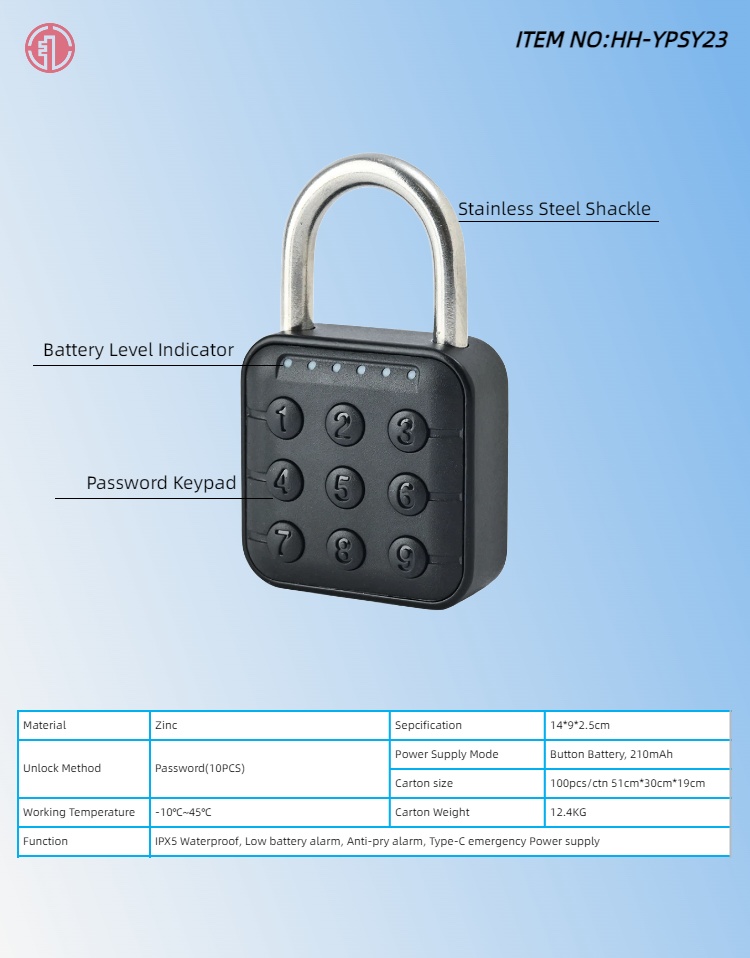 HH-YPSY23 & YPSY24 Smart Padlocks - Image 2