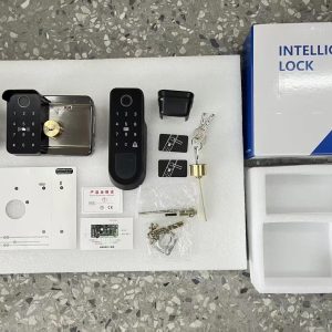 HH-2355 Fingerprint Rim Smart Lock with Mechanical Key