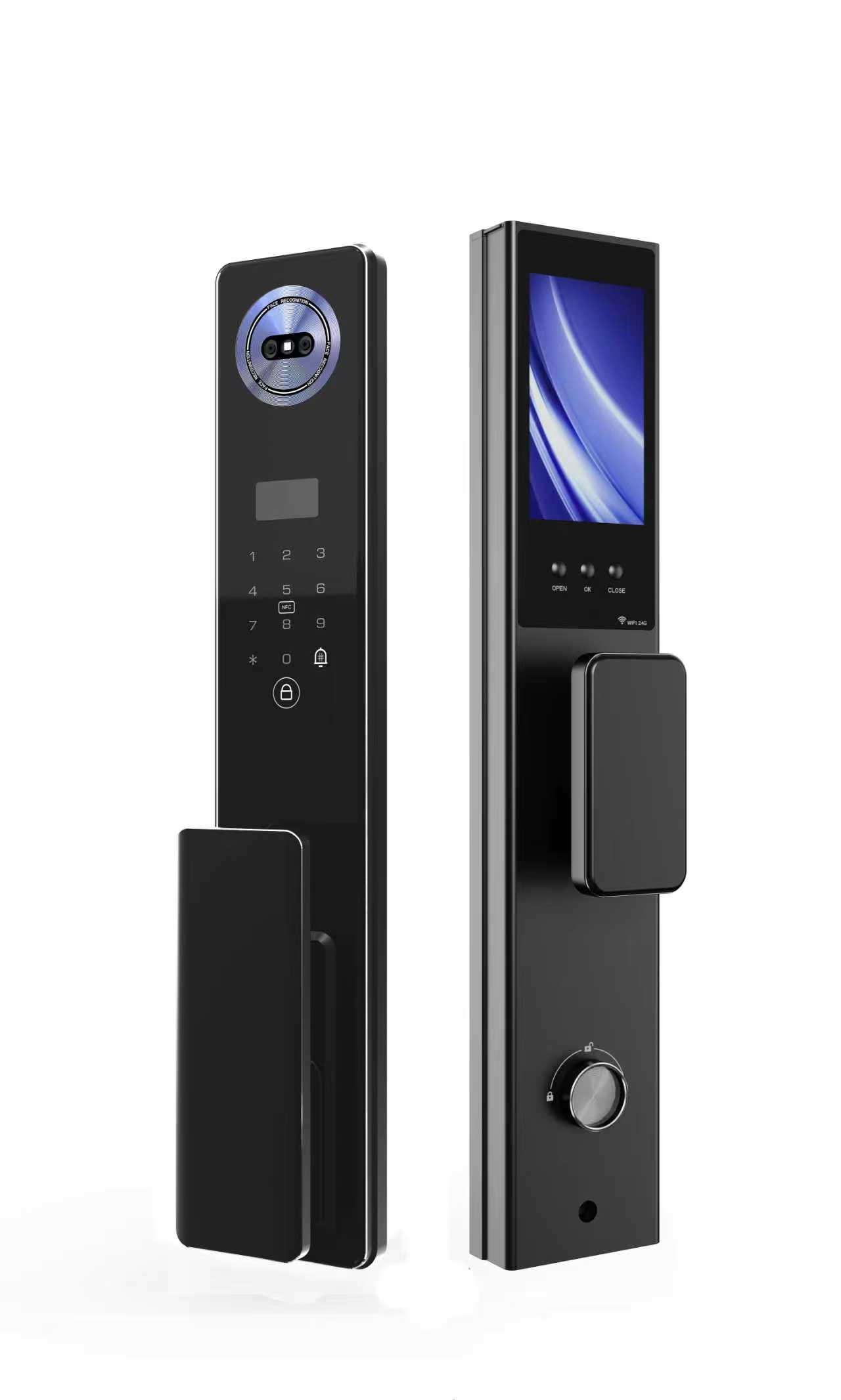 HH-D13-6 Fully Automatic Face Recognition Smart Door Lock - Image 2