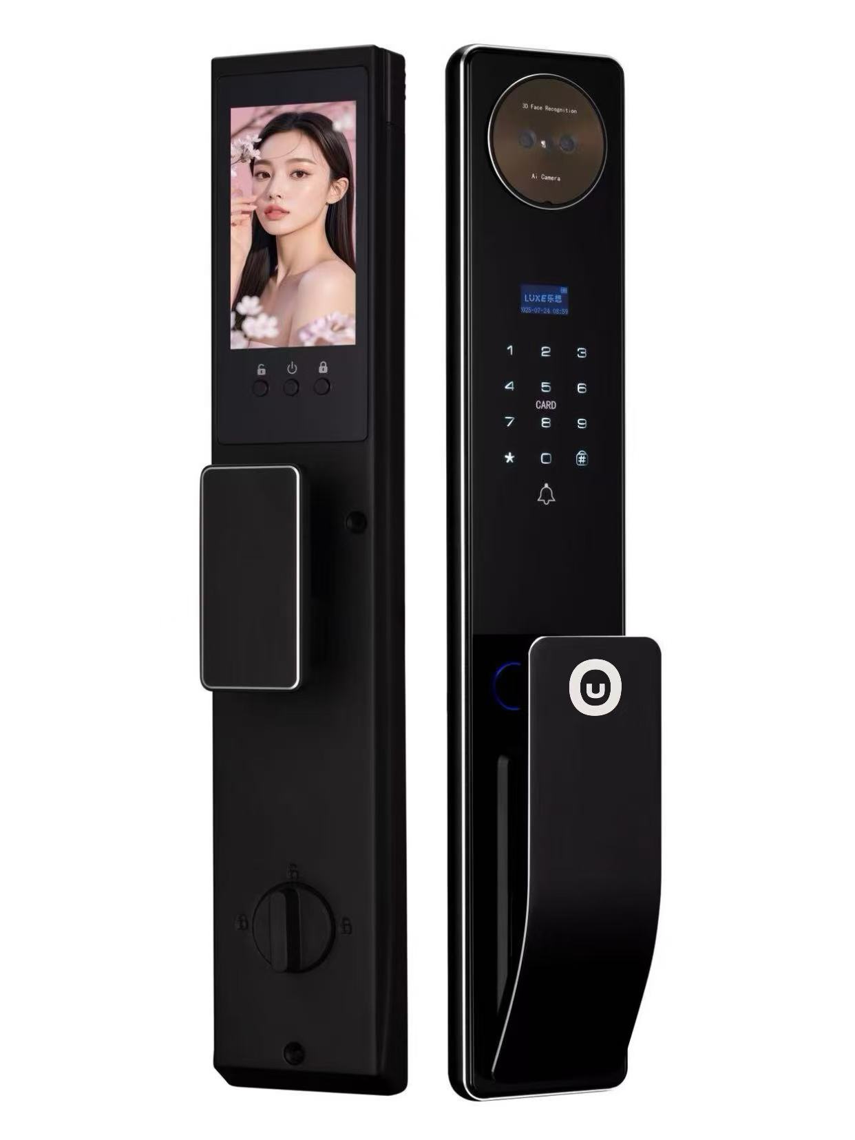 HH-D15-C6 Fully Automatic Face Recognition Smart Door Lock - Image 2