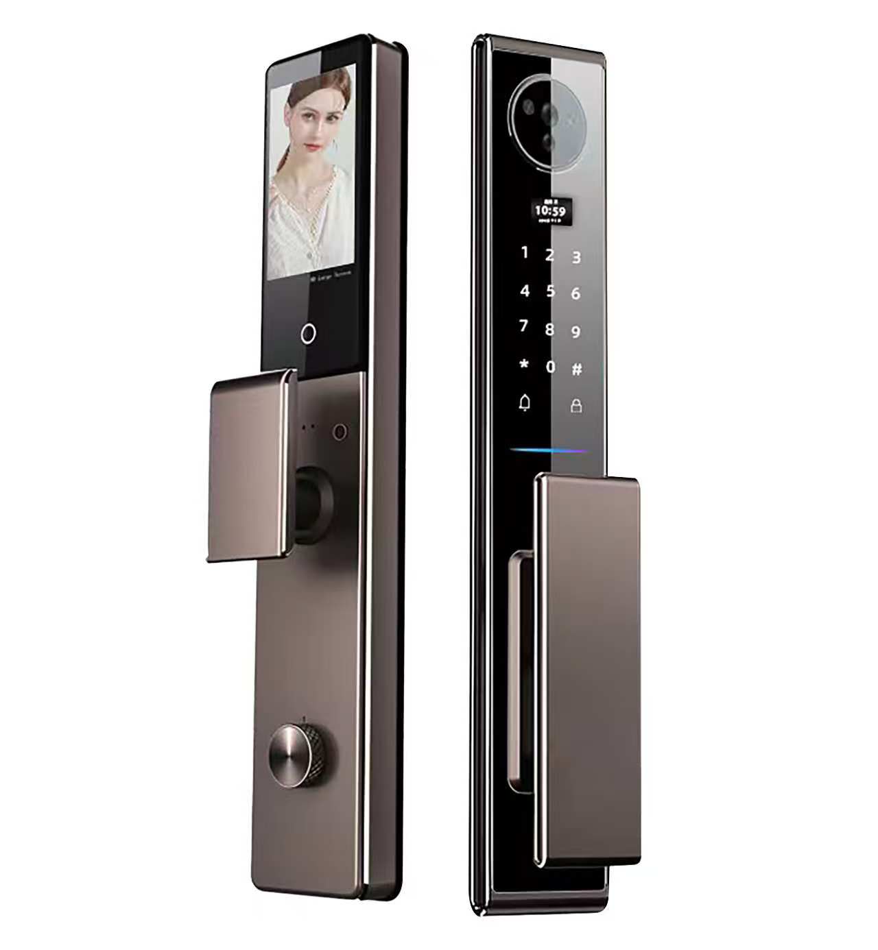 HH-D18-C6 Fully Automatic Face Recognition Smart Door Lock - Image 2