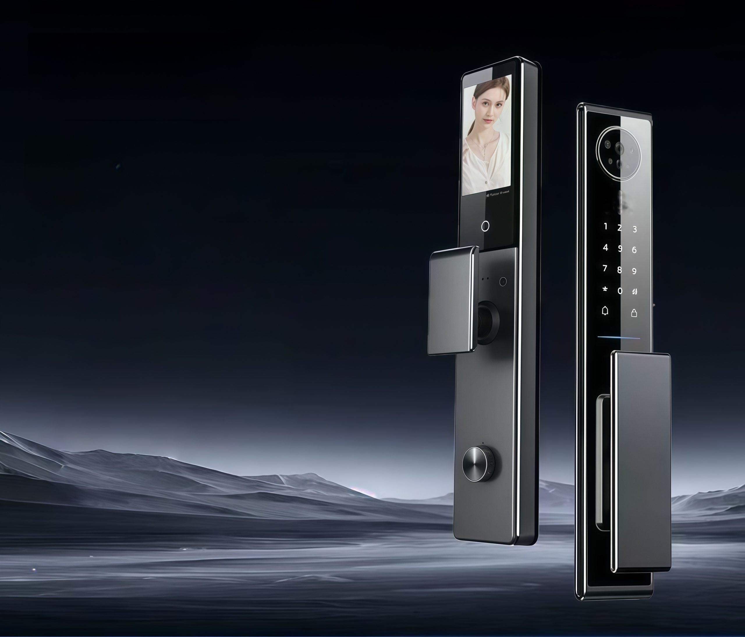 HH-D18-C6 Fully Automatic Face Recognition Smart Door Lock - Image 4