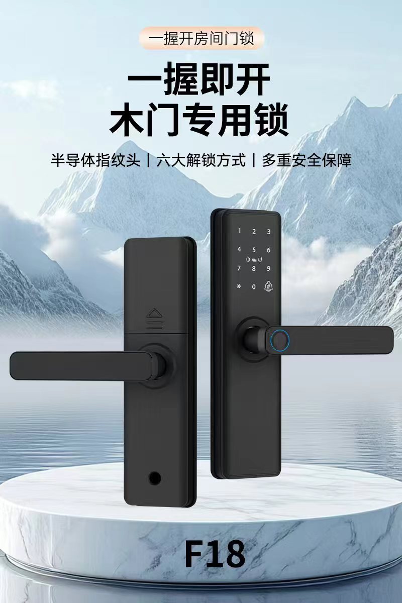 HH-F18 Fingerprint Digital Door Lock - Image 2