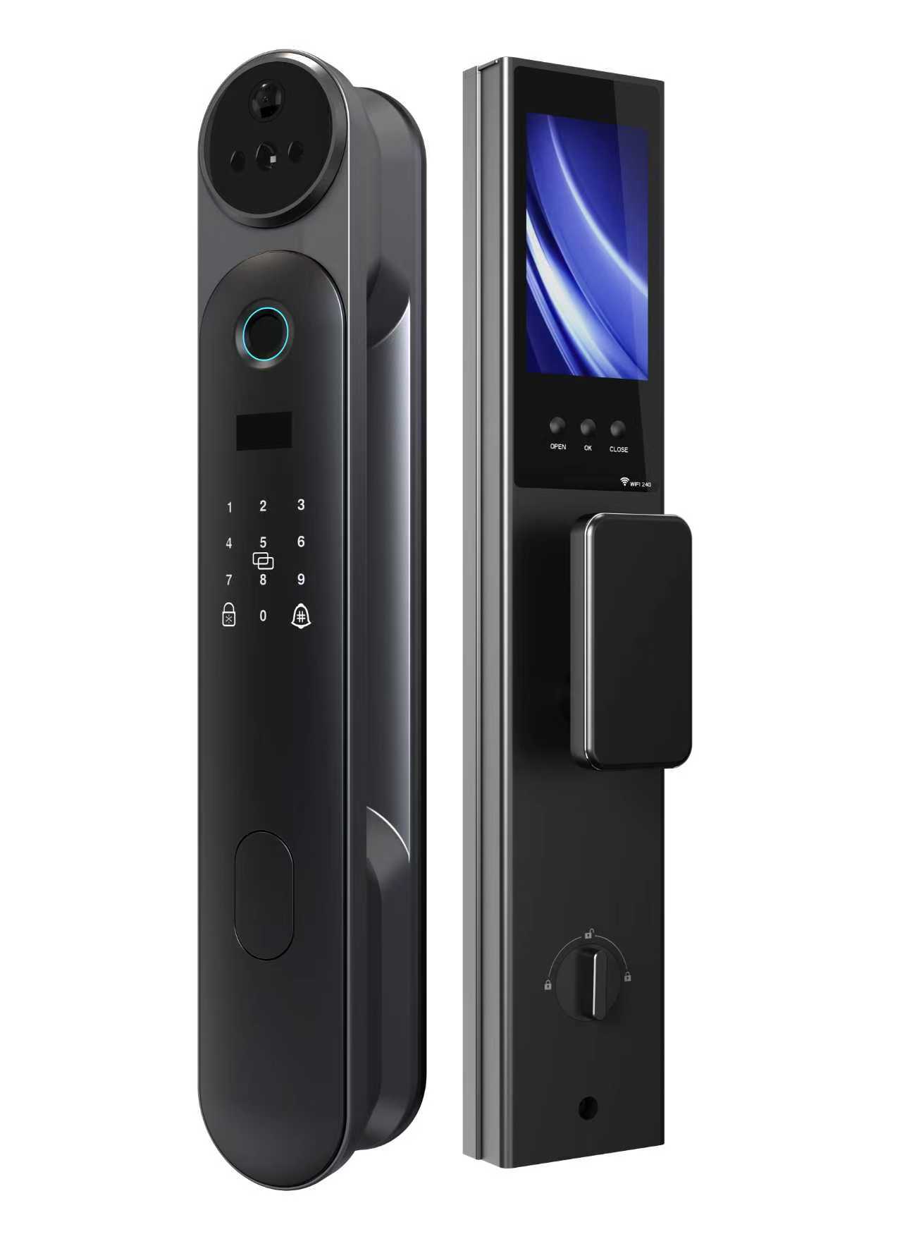 HH-J612 Fully Automatic Face Recognition Smart Door Lock - Image 3