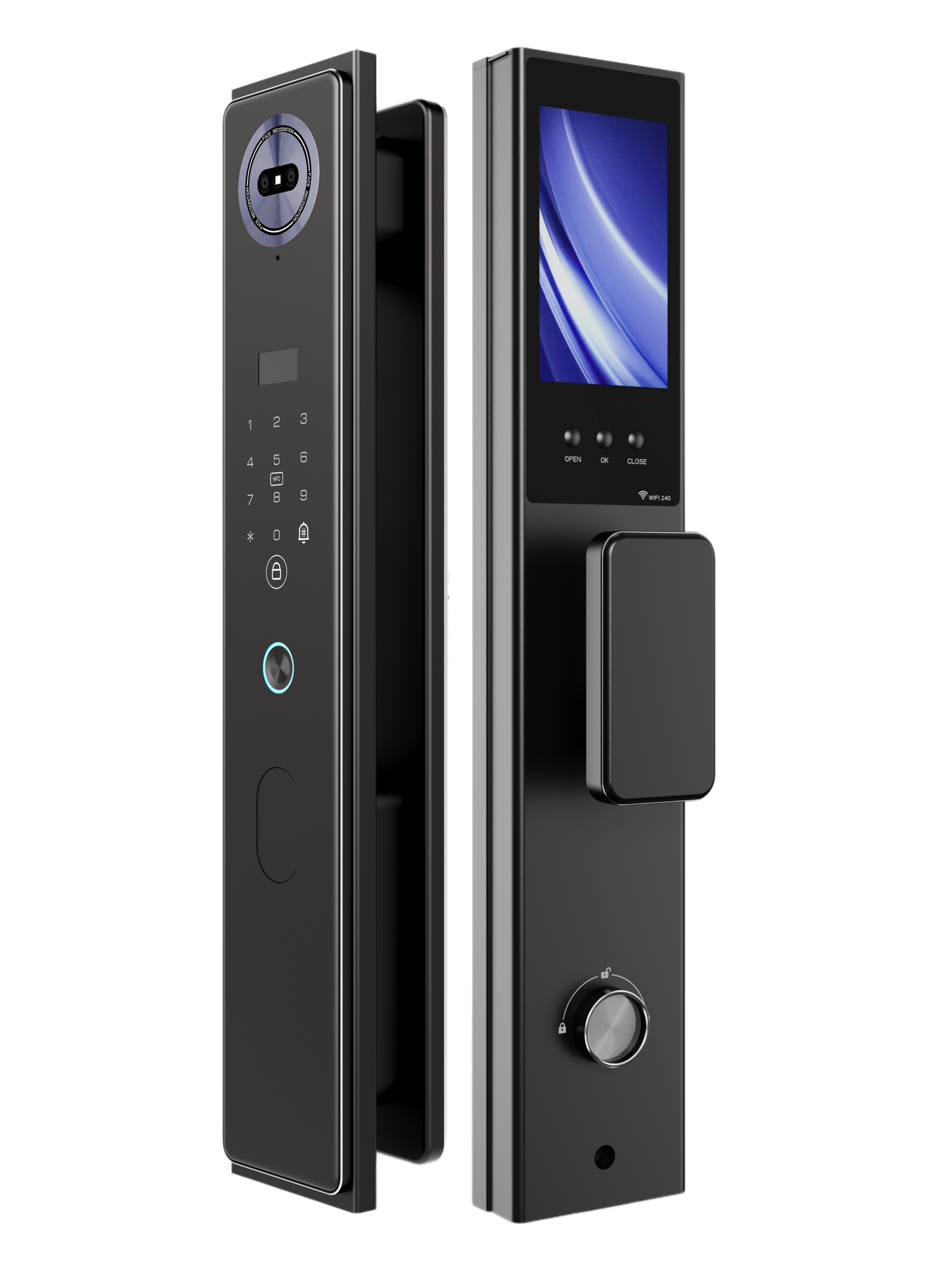 HH-J612 Fully Automatic Face Recognition Smart Door Lock - Image 4