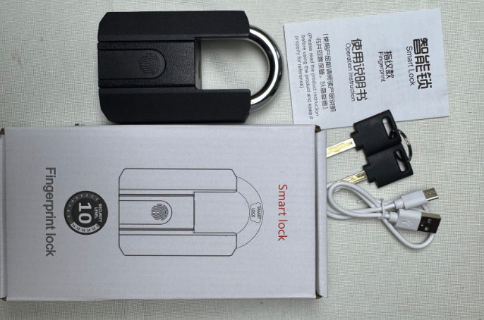 HH-JZ916 Smart Fingerprint Padlock - Image 3