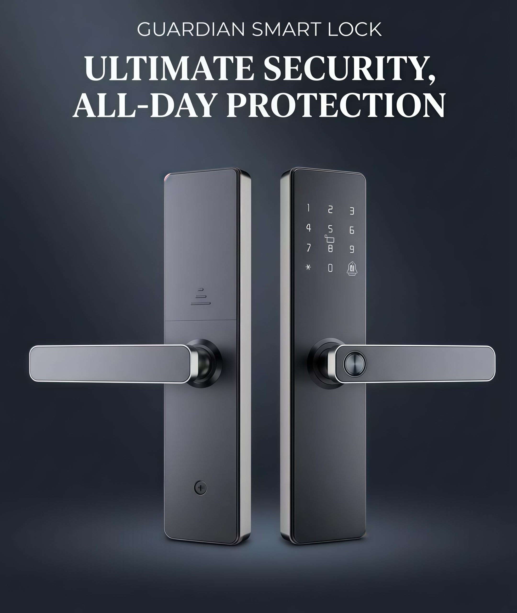 HH-LS003 Fingerprint Digital Door Lock - Image 4