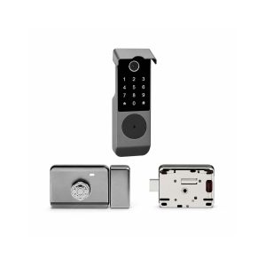 HH-LSG20 Waterproof Fingerprint Rim Smart Lock with Camera Cover