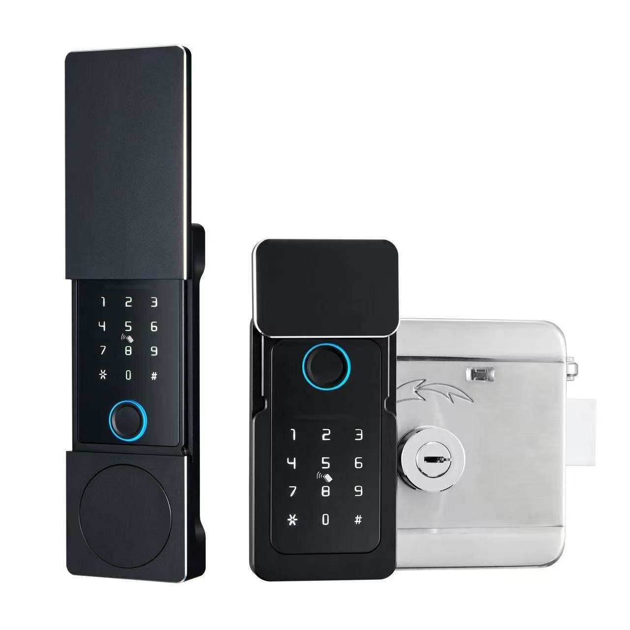 HH-N6 Face Recognition Palm Vein Smart Rim Lock