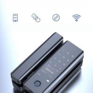 HH-TB2 Tuya WiFi Aluminum Glass Door Smart Lock
