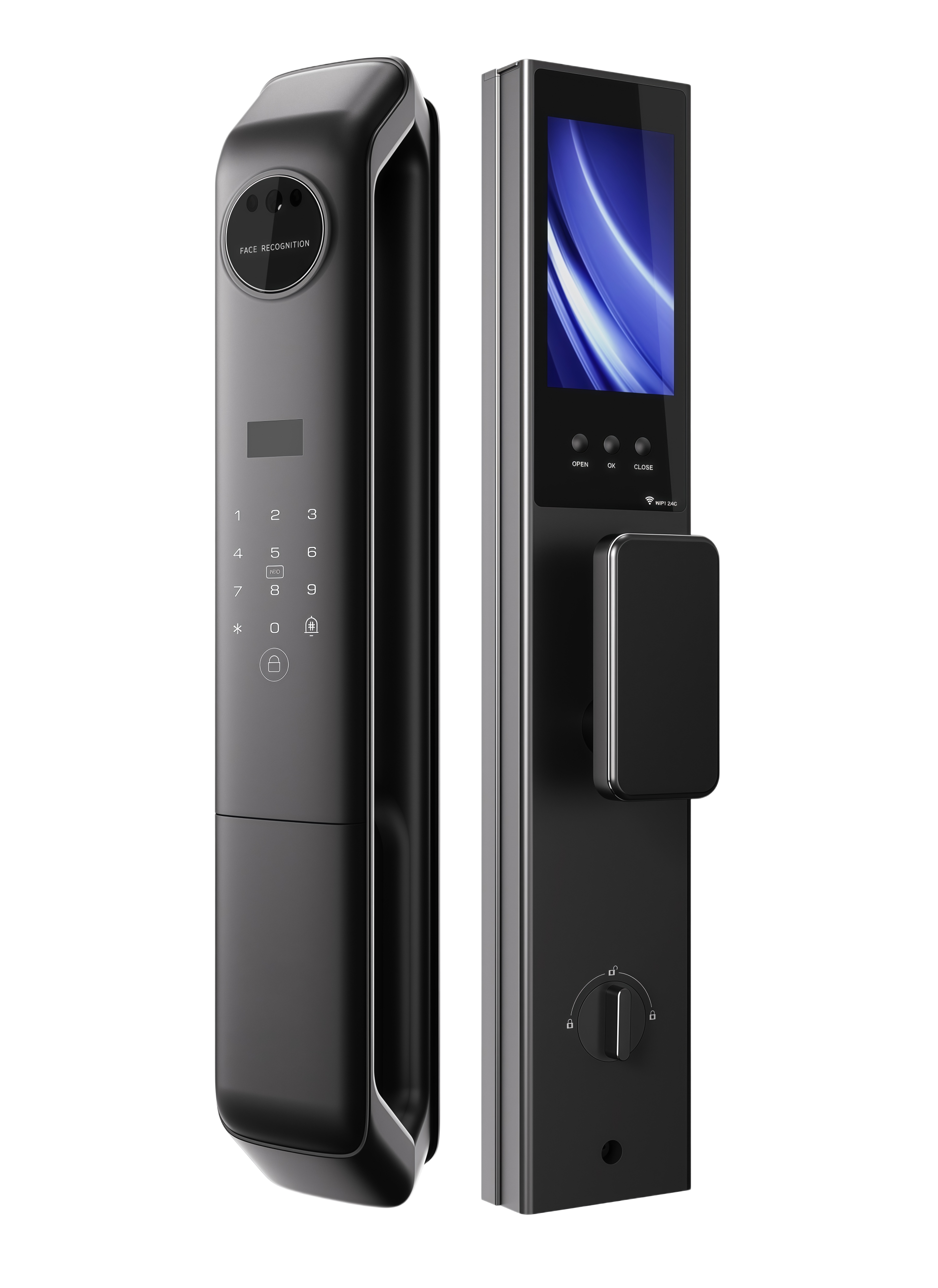 HH-X16 Fully Automatic Face Recognition Smart Door Lock - Image 3