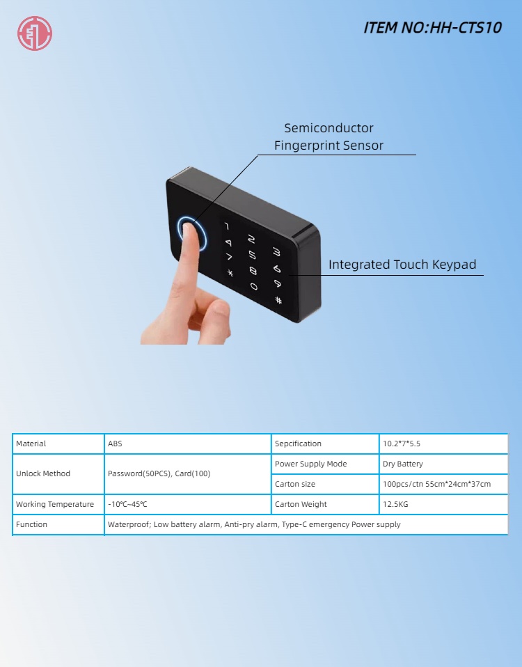 HHCTS10 Smart Password Padlock - Image 3