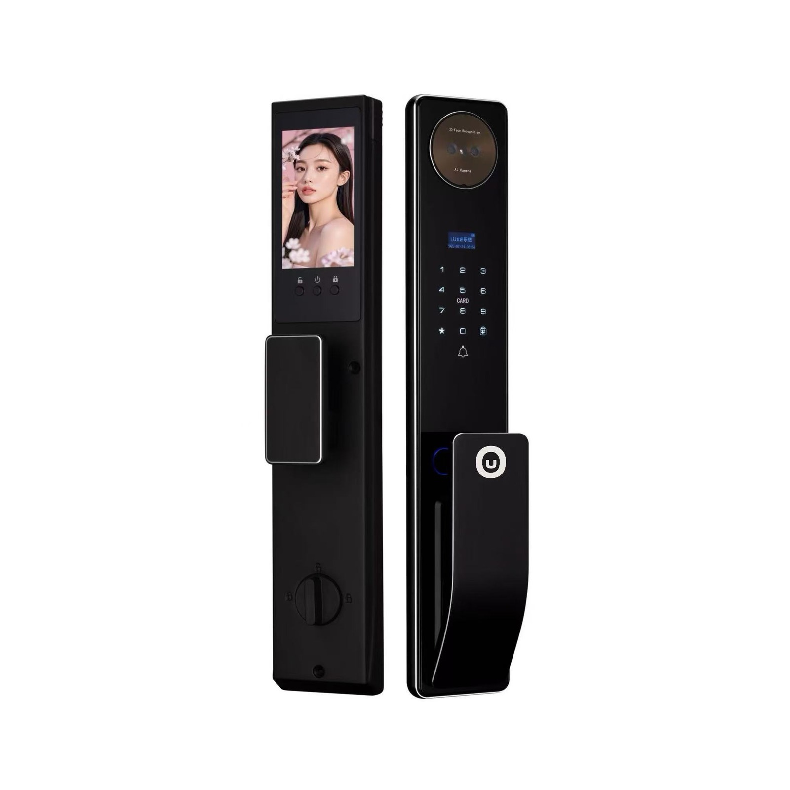 HH-D15-C6 Fully Automatic Face Recognition Smart Door Lock
