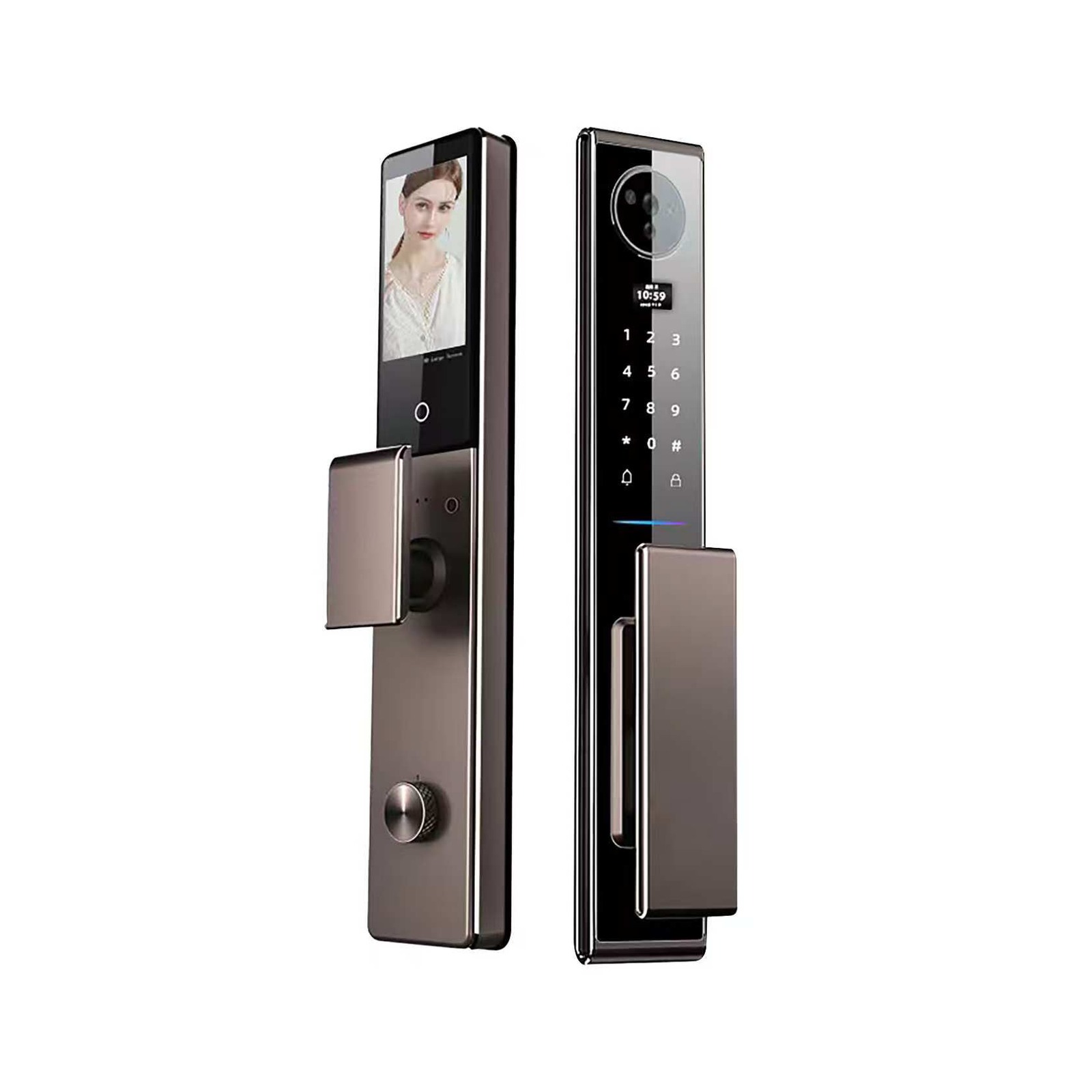 HH-D18-C6 Fully Automatic Face Recognition Smart Door Lock