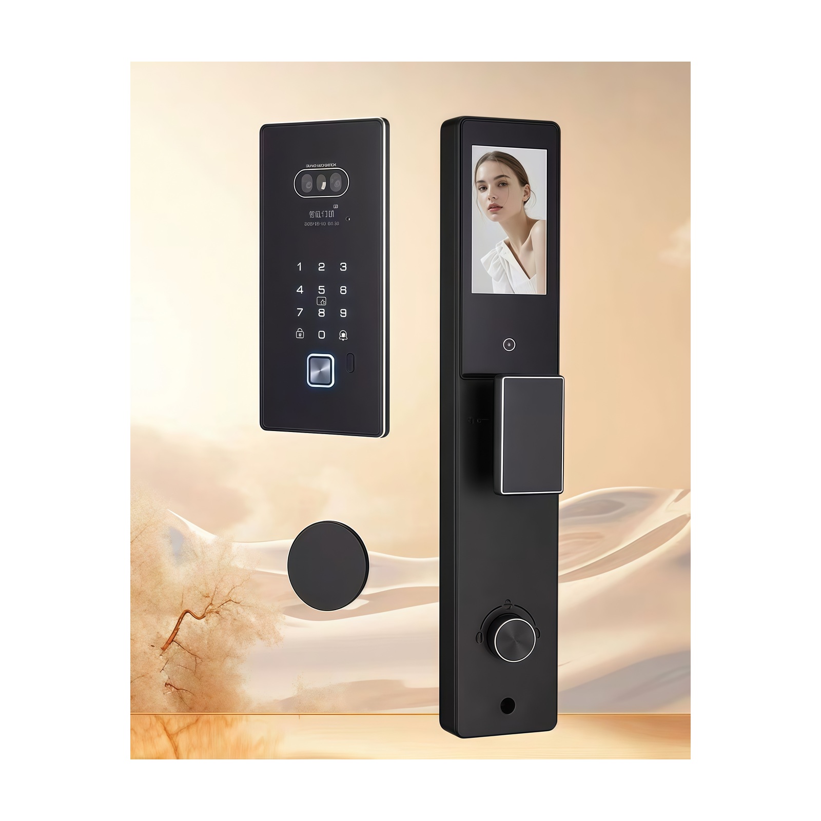 HH-IP8 Fully Automatic Face Recognition Smart Door Lock