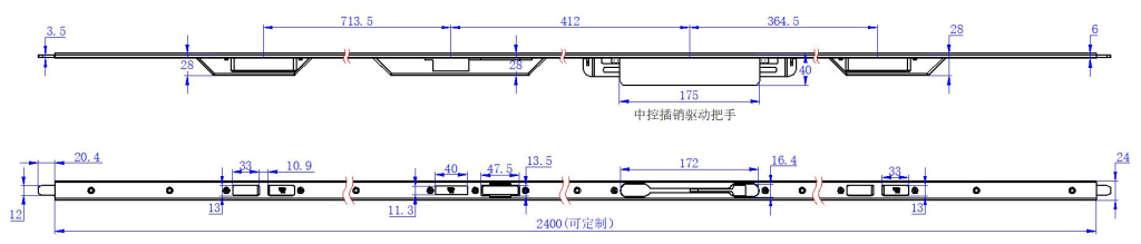 4085 lock body