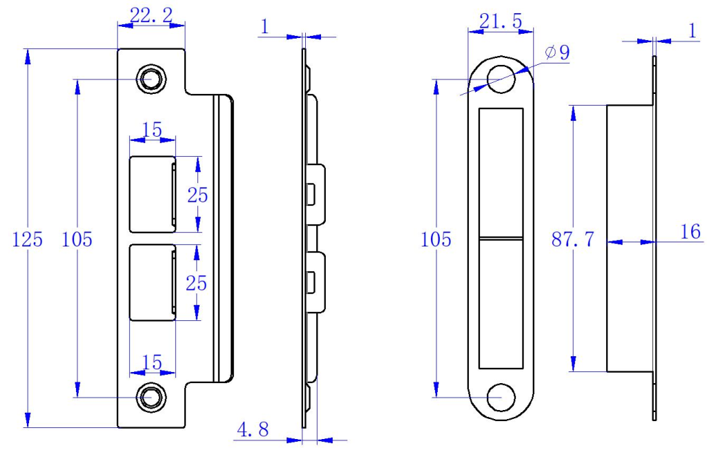 5050 lock body