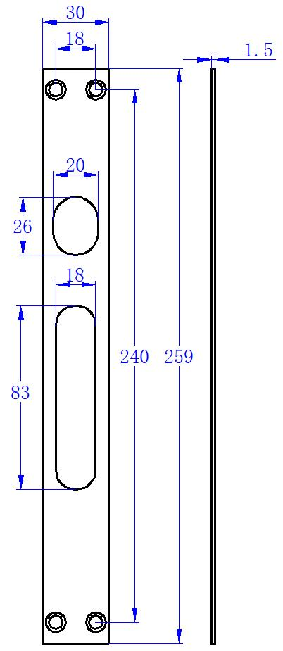 6085 lock body