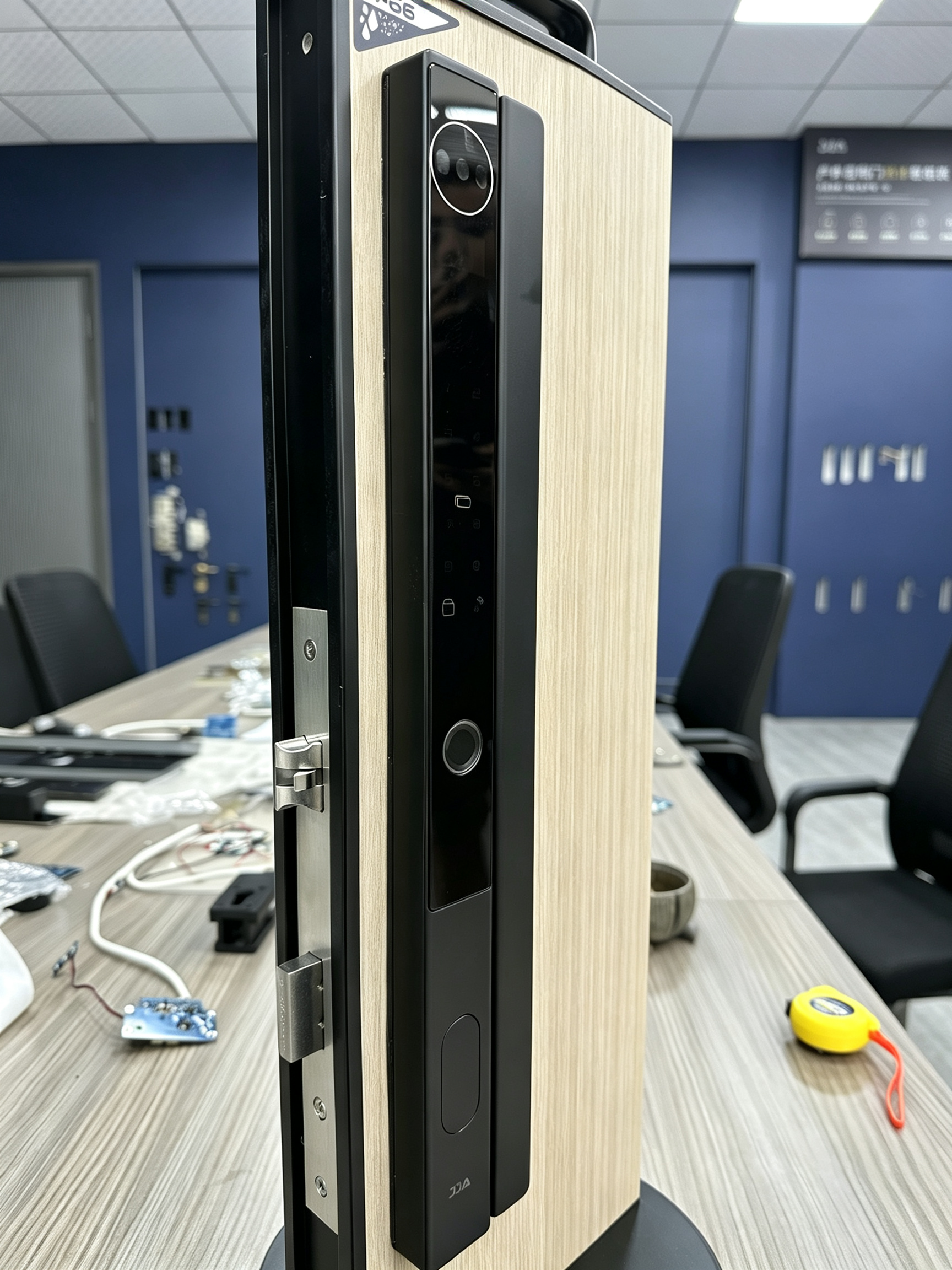 HH-X12S IP66 Face & Palm Vein Smart Lock for Aluminum Doors - Image 2