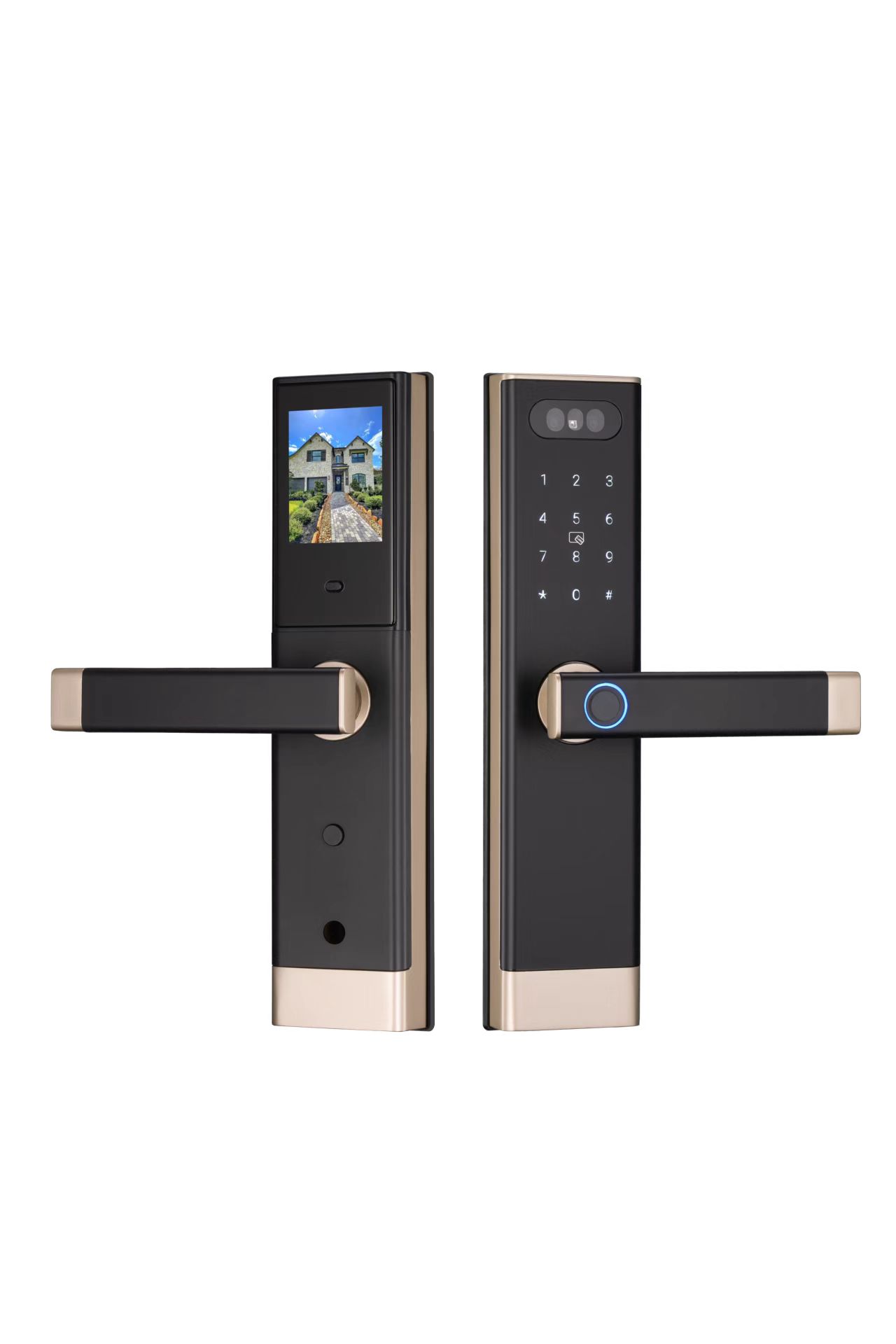 HH-P12 3D Face Recognition Smart Door Lock - Image 2
