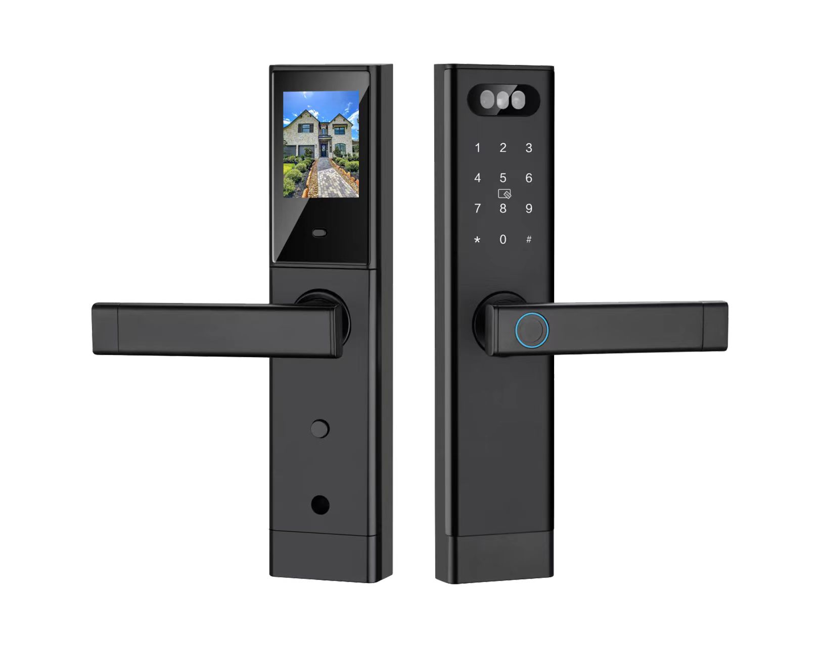 HH-P12 3D Face Recognition Smart Door Lock