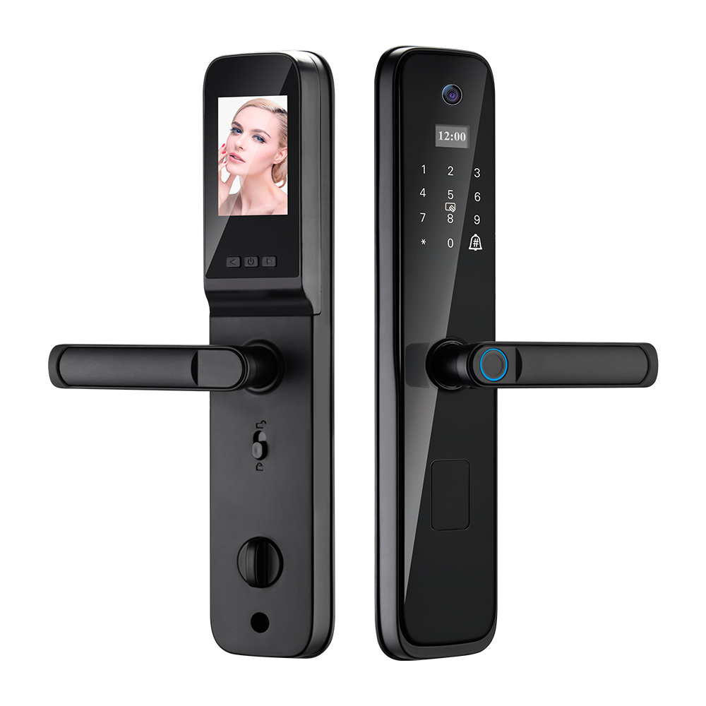 HH-P8S Fingerprint & Face Recognition Smart Door Lock - Image 4